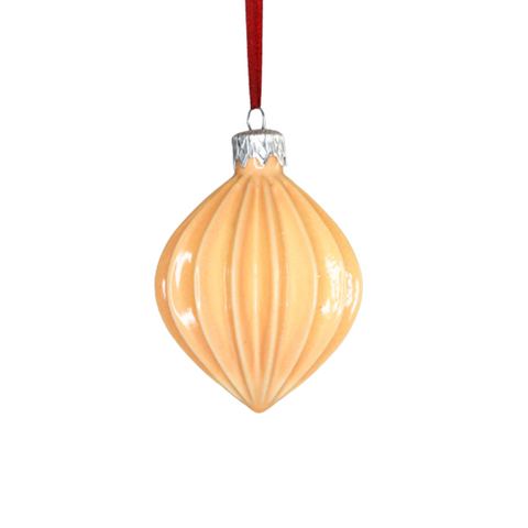 Porcelain Christmas Bauble - Amber Field