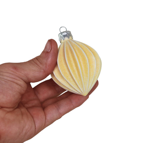 Porcelain Christmas Bauble - Buttercup