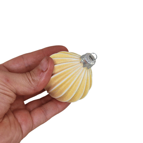 Porcelain Christmas Bauble - Buttercup