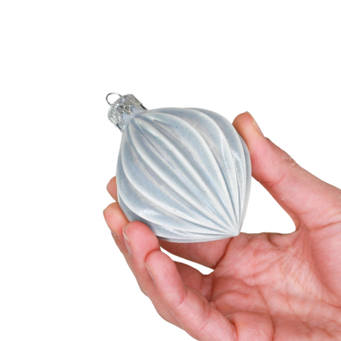 Porcelain Christmas Bauble - Winter Haze